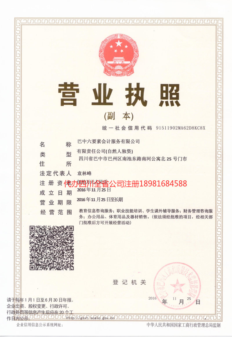 南阳南阳六要素会计服务有限公司